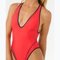 Női fürdőruhák Rip Curl Mahot egyrészes magas szárú piros 5