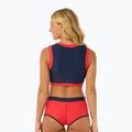 Rip Curl Coco rövid ujjú mellény fürdőruha felső piros/sötétkék 3