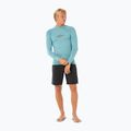 Férfi Rip Curl Raw Energy UPF Performance kék lagúna úszás hosszú ujjú férfi ruházat 2