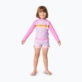 Rip Curl gyermek úszó hosszú ujjú Rainbow Tide Rash Vest élénk rózsaszínű 2