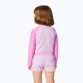 Rip Curl gyermek úszó hosszú ujjú Rainbow Tide Rash Vest élénk rózsaszínű 3
