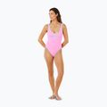 Egyrészes fürdőruha Rip Curl Surf Puff light pink 2