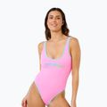 Egyrészes fürdőruha Rip Curl Surf Puff light pink 4