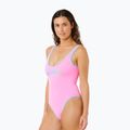 Egyrészes fürdőruha Rip Curl Surf Puff light pink 5