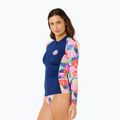 Női úszó hosszú ujjú felső Rip Curl Party Wave Upf Zip multicolor 4