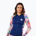 Női úszó hosszú ujjú felső Rip Curl Party Wave Upf Zip multicolor 5