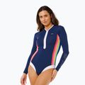 Női egyrészes fürdőruha  Rip Curl Surf Stripe UPF Surf Suit dark navy 4