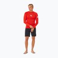 Férfi úszó hosszú ujjú felső Rip Curl Waves Upf Perf lava red 2