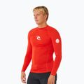 Férfi úszó hosszú ujjú felső Rip Curl Waves Upf Perf lava red 4