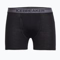 Férfi thermo boxeralsó Icebreaker Anatomica wFly black