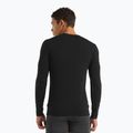 Férfi hosszú ujjú termikus icebreaker Merino 150 Anatomica Crewe fekete 3