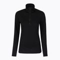 Női hőaktív pulóver icebreaker 200 Oasis Half Zip fekete 6