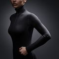 Női hőaktív pulóver icebreaker 200 Oasis Half Zip fekete 9