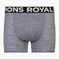 Boxeralsó termoaktywne férfi Mons Royale Hold 'em Shorty Merino grey heather