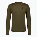 Férfi hőaktív pulóver Mons Royale Cascade Merino Base Layer dark olive 5