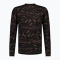 Férfi termo hosszú ujjú felső Mons Royale Cascade Merino Base Layer signal lost cedar 9