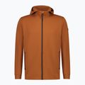 Férfi pulóver Mons Royale Arcadia Merino Fleece Hoody ginger 7