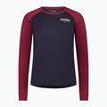 Női hőaktív pulóver Mons Royale Icon Raglan cherry/ 9 iron 4