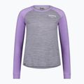 Női termo hosszú ujjú felső Mons Royale Icon Raglan grey heather/ lupin 4