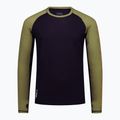 Férfi hőaktív pulóver Mons Royale Temple Merino fern/black 3