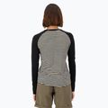 Női hőaktív pulóver Mons Royale Icon Raglan mr stripe/black 2