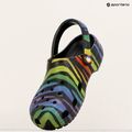 Crocs Classic Seasonal Printed zebra rainbow női papucs 11