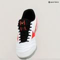 Gyerek focicipő Mizuno MRL Sala Club TF Jr white/radiant red 15