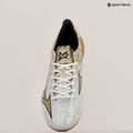 Férfi focicipő Mizuno Αlpha Japan Md white/ge gold/black 14