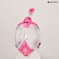 Egész arcos snorkeling maszk SEAC Libera transparent/pink 7