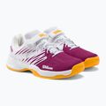 Gyermek teniszcipő Wilson Kaos K 2.0 fehér és rózsaszín WRS329190 5