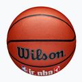 Gyermek kosárlabda Wilson NBA JR Fam Logo Indoor Outdoor barna méret 5 4