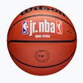 Gyermek kosárlabda Wilson NBA JR Fam Logo Indoor Outdoor barna méret 5 5