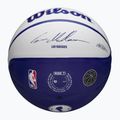 Gyermek kosárlabda Wilson NBA Player Local Markkanen kék méret 5 5