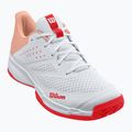 Női teniszcipő Wilson Kaos Stroke 2.0 fehér/barack perfait/infrared 8