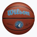 Wilson NBA Team Alliance Minnesota Timberwolves kosárlabda barna 7-es méret