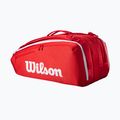 Wilson Super Tour Red 15PK piros tenisz táska 2