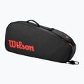 Wilson Clash V3 Super Tour 3PK fekete/ infravörös teniszzsák