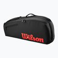 Wilson Clash V3 Super Tour 3PK fekete/ infravörös teniszzsák 2