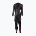 Női triatlon neoprén ruha Synergy Adrenaline Full Sleeve 5 mm black/red