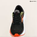 Brooks Ghost 16 férfi futócipő fekete/mandarin piros/zöld 9