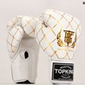 Top King Boxing Chain fehér/arany bokszkesztyűk 6