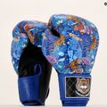Top King Boxing Wild Tiger fekete/kék bokszkesztyűk 6