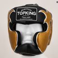 Top King Empower fekete/arany bokszsisak 8