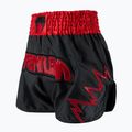 Férfi edzőshort Venum Inferno Muay Thai szénszürke/piros 3