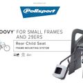 POLISPORT Groovy Maxi FF 29 zöld-szürke FO gyermek kerékpárülés 8406000032 8