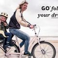Hátsó kerékpárülés kerékpártartóhoz bobike Go rózsaszín-szürke 8012300004 9