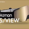 Salomon síszemüveg S/View fekete L41153100 7