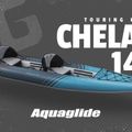 Aquaglide Chelan 140 kék 584121105 2 személyes, felfújható kajak 8