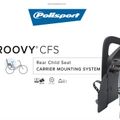 POLISPORT Groovy CFS FO gyermek kerékpárülés barna 8406100016 7