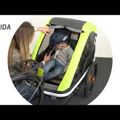 Hamax Avenida One kerékpár utánfutó fekete-zöld 400020_HAM 10